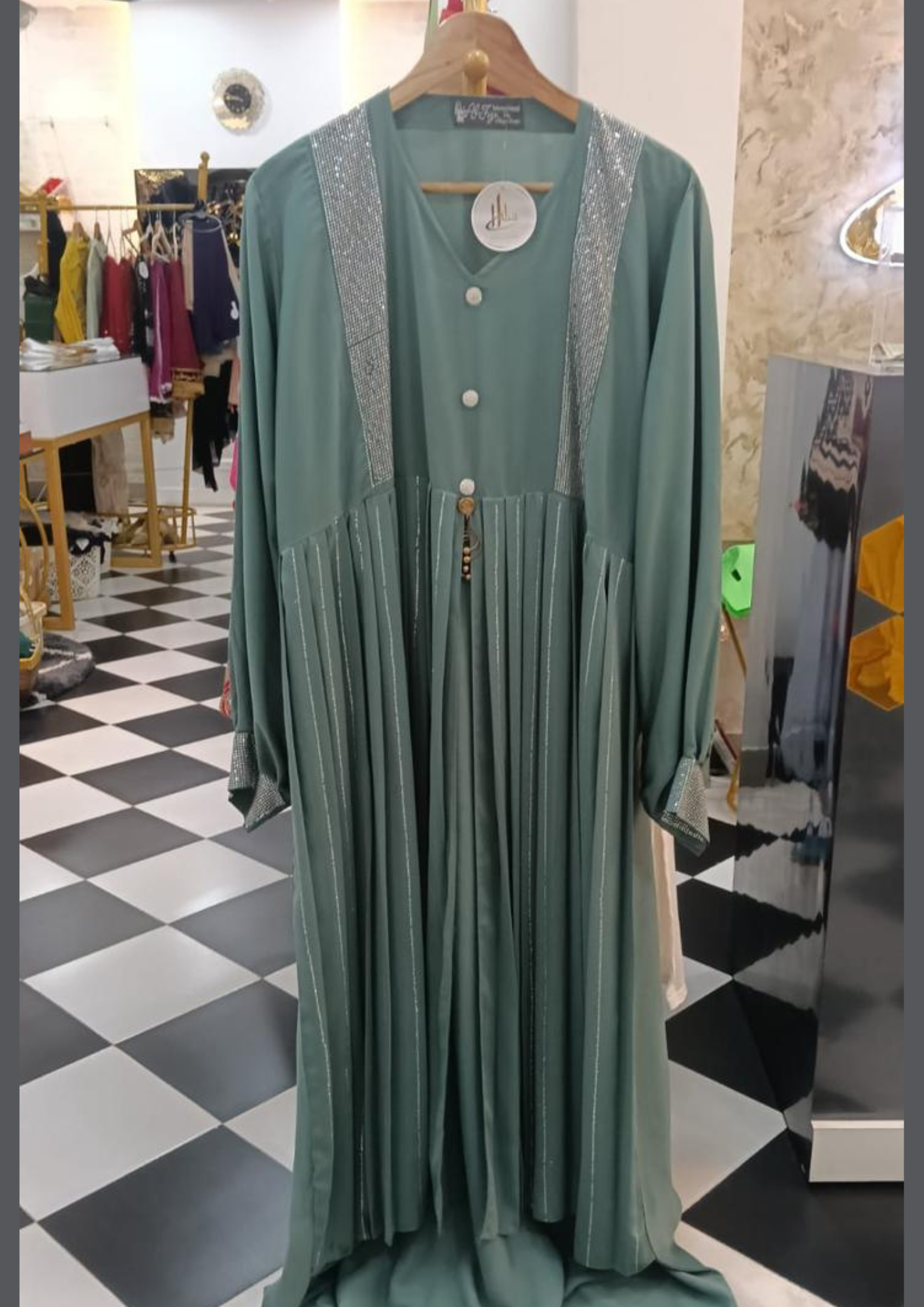 Teal Abaya