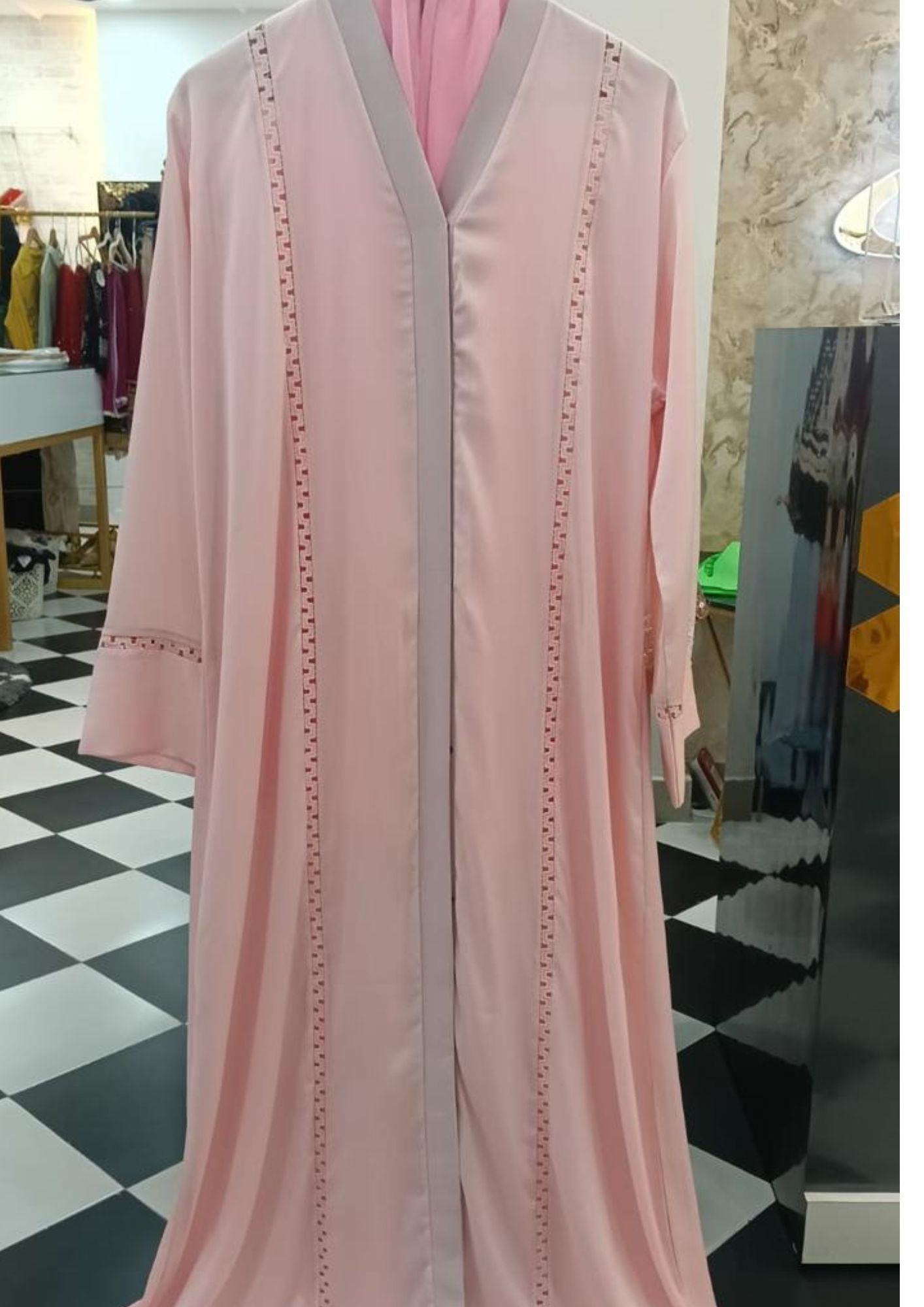 Gorgeous Baby Pink Abaya